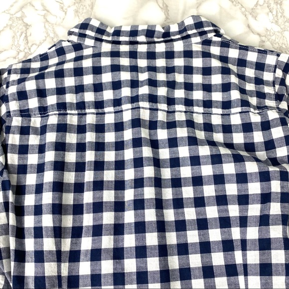 J. Crew Gingham Plaid The Perfect Shirt Button Down EUC - Picture 9 of 12